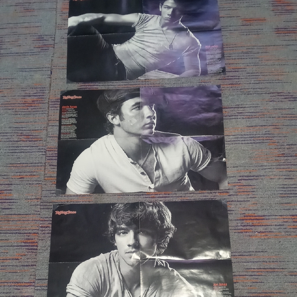 Vintage Rolling Stone Jonas Brothers Posters